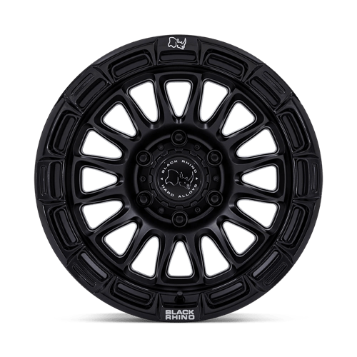 Black Rhino BR025 RIVAL Matte Black W/ Gloss Blk-lp 17x8.5 +25 5x127mm 71.5mm