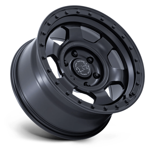 Black Rhino BR029 TROOPER Matte Black 17x8.5 0 6x139.7mm 106.1mm - Wheelwiz