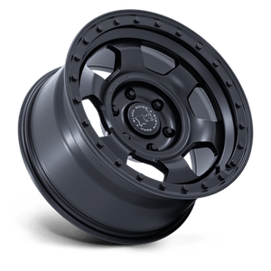 Black Rhino BR029 TROOPER Matte Black 17x8.5 +25 5x130mm 71.6mm - Wheelwiz