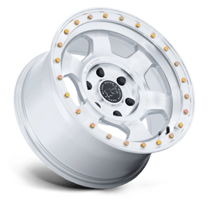 Black Rhino BR029 TROOPER Gloss Silver W/ Machined Face 17x8.5 +25 6x135mm 87.1mm