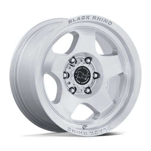 Black Rhino BR031 SOL Gloss Silver W/ Machined Face 17x8.5 0 5x127mm 71.5mm - Wheelwiz