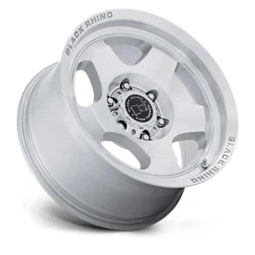 Black Rhino BR031 SOL Gloss Silver W/ Machined Face 17x8 +38 5x112mm 66.6mm - Wheelwiz