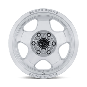 Black Rhino BR031 SOL Gloss Silver W/ Machined Face 17x8 +30 5x130mm 71.6mm - Wheelwiz