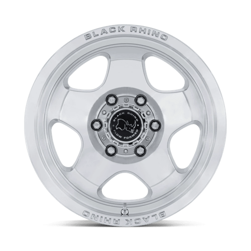 Black Rhino BR031 SOL Gloss Silver W/ Machined Face 17x8 +20 5x108mm 72.6mm