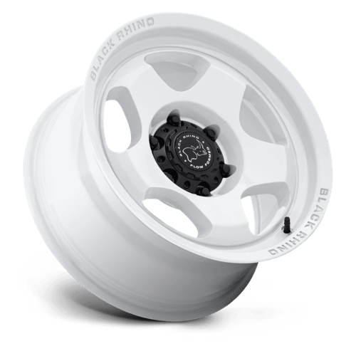 Black Rhino BR031 SOL Gloss White 17x8 +38 5x108mm 72.6mm - Wheelwiz