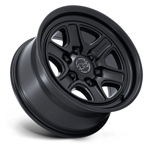 Black Rhino BR032 ECHO Matte Black 17x8.5 +25 6x139.7mm 106.1mm - Wheelwiz