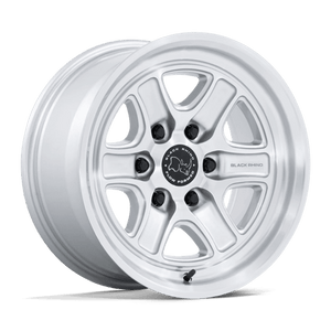 Black Rhino BR032 ECHO Gloss Silver W/ Machined Face 17x8.5 0 6x135mm 87.1mm - Wheelwiz