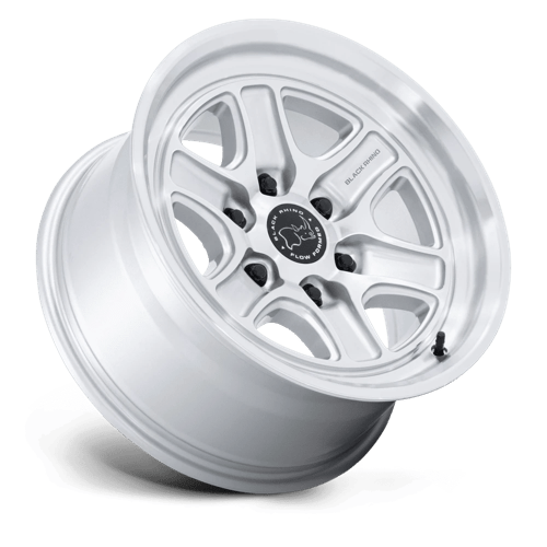 Black Rhino BR032 ECHO Gloss Silver W/ Machined Face 17x8.5 0 6x135mm 87.1mm - Wheelwiz