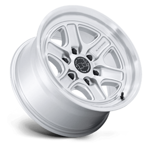 Black Rhino BR032 ECHO Gloss Silver W/ Machined Face 18x9 +12 8x170mm 125.1mm