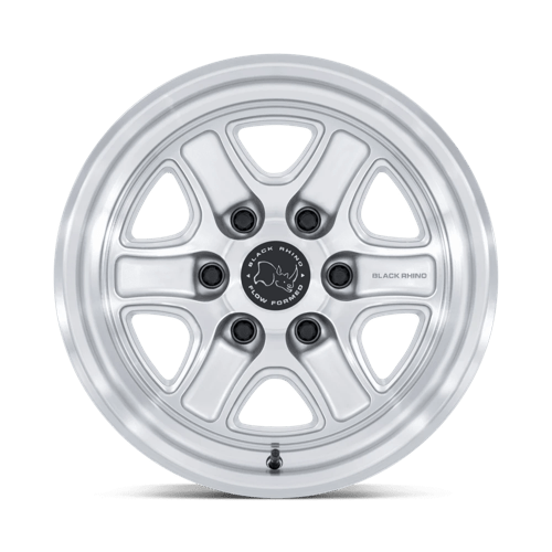 Black Rhino BR032 ECHO Gloss Silver W/ Machined Face 17x8.5 0 6x135mm 87.1mm