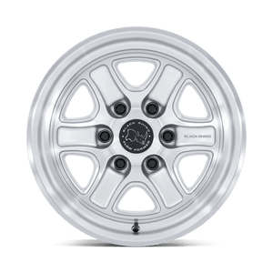 Black Rhino BR032 ECHO Gloss Silver W/ Machined Face 18x9 +12 6x135mm 87.1mm - Wheelwiz
