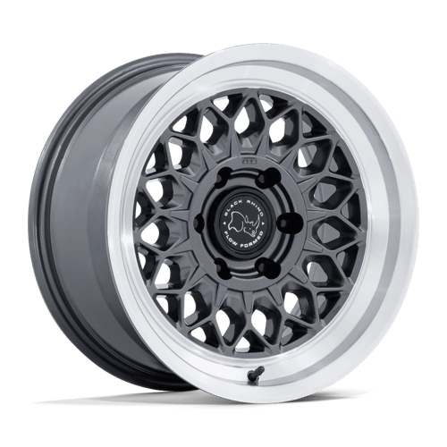 Black Rhino BR034 GRAZ Gloss Gunmetal W/ Machined Lip 17x8.5 +25 6x135mm 87.1mm