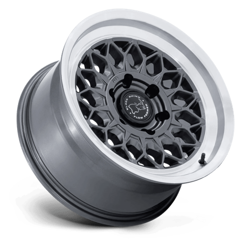 Black Rhino BR034 GRAZ Gloss Gunmetal W/ Machined Lip 17x8.5 0 6x139.7mm 106.1mm