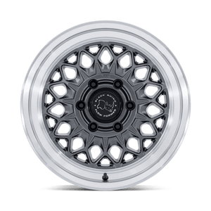 Black Rhino BR034 GRAZ Gloss Gunmetal W/ Machined Lip 17x8.5 0 6x135mm 87.1mm - Wheelwiz