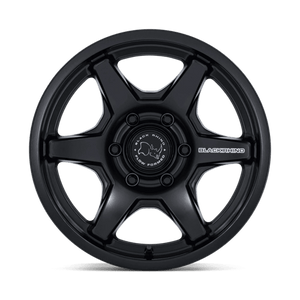 Black Rhino BR035 KUMA Matte Black 17x8.5 +25 5x130mm 71.6mm - Wheelwiz