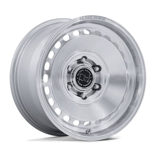 Black Rhino BR036 BASIN Gloss Silver W/ Machined Face 17x8.5 0 5x127mm 71.5mm - Wheelwiz