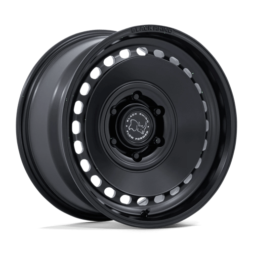 Black Rhino BR036 BASIN Matte Black 17x8.5 +25 6x114.3mm 66.1mm - Wheelwiz