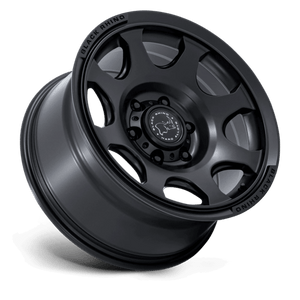 Black Rhino BR037 TEMBO Matte Black 17x8.5 +25 5x127mm 71.5mm - Wheelwiz