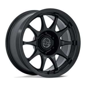 Black Rhino BR038 RONIN Matte Black 17x8.5 +25 5x127mm 71.5mm