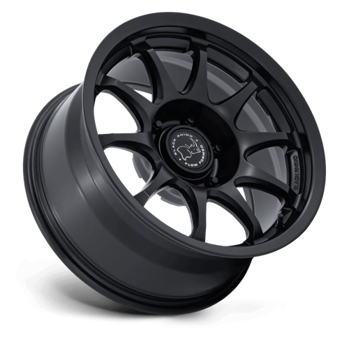 Black Rhino BR038 RONIN Matte Black 17x8.5 0 5x127mm 71.5mm - Wheelwiz