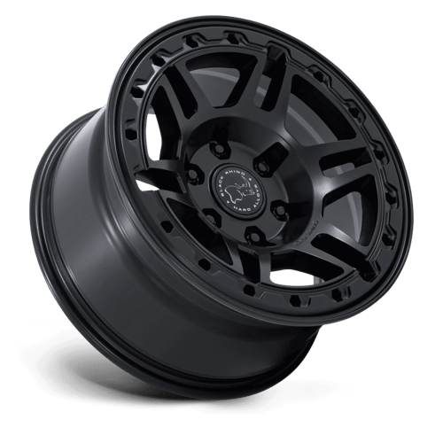 Black Rhino BR039 VANGUARD Matte Black 20x9 +15 6x139.7mm 106.1mm - Wheelwiz
