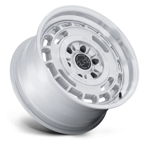 Black Rhino BR600 VAGABOND Gloss Silver W/ Machined Face 17x8.5 +25 6x139.7mm 106.1mm