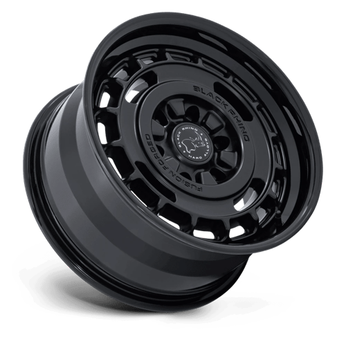 Black Rhino BR600 VAGABOND Matte Black W/ Gloss Black Lip 17x8 +32 6x130mm 84.1mm