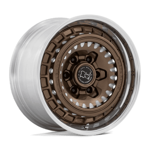 Black Rhino BR601 BASTION Gloss Bronze Milled W/ Polishe 17x8.5 +25 6x139.7mm 106.1mm - Wheelwiz