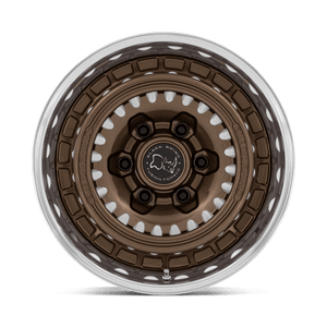 Black Rhino BR601 BASTION Gloss Bronze Milled W/ Polishe 17x8 +32 6x130mm 84.1mm - Wheelwiz