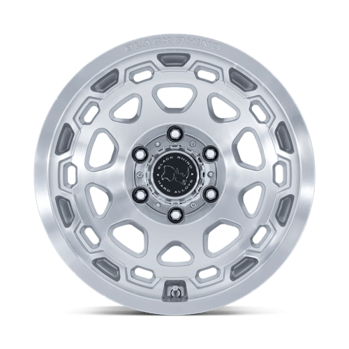 Black Rhino BR026 CONGO Gloss Silver W/ Machined Face 17x8.5 0 5x127mm 71.5mm - Wheelwiz