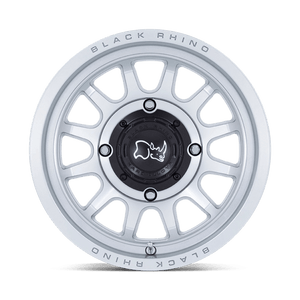 Black Rhino RAPID UTV Hyper Silver W/ Machined Face 14x7 +10 4x156mm 115.1mm - Wheelwiz