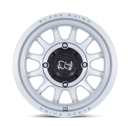 Black Rhino RAPID UTV Hyper Silver W/ Machined Face 15x7 +10 4x137mm 110.1mm
