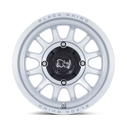 Black Rhino RAPID UTV Hyper Silver W/ Machined Face 15x7 +10 4x137mm 110.1mm - Wheelwiz