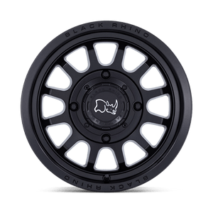 Black Rhino RAPID UTV Matte Black 15x7 +10 4x110mm 86mm - Wheelwiz