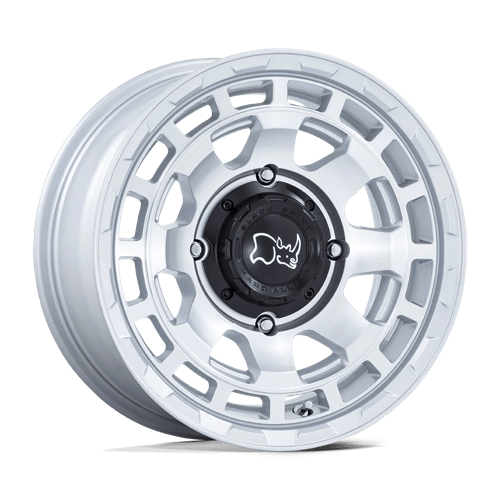 Black Rhino CHAMBER UTV Hyper Silver W/ Machined Face 14x7 +10 4x137mm 110.1mm