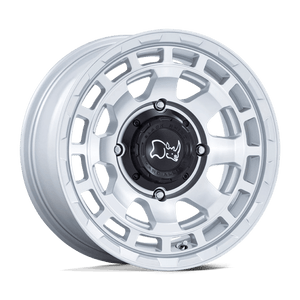 Black Rhino CHAMBER UTV Hyper Silver W/ Machined Face 15x7 +10 4x110mm 86mm - Wheelwiz