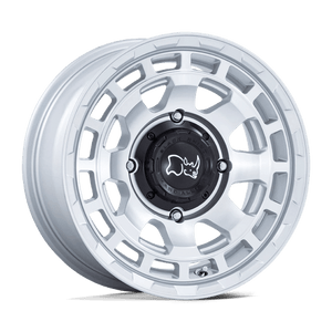Black Rhino CHAMBER UTV Hyper Silver W/ Machined Face 15x7 +10 4x156mm 115.1mm