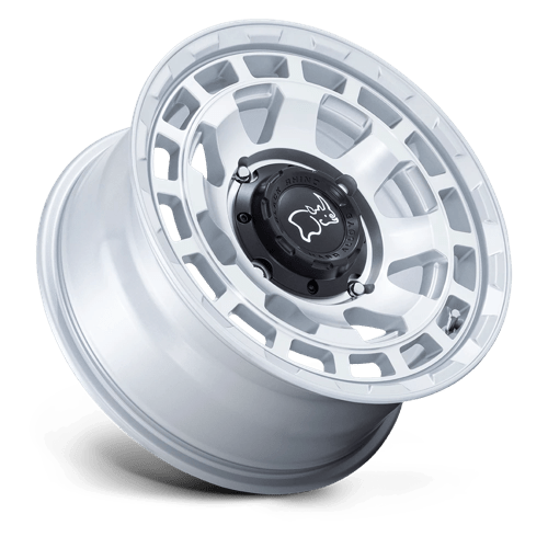 Black Rhino CHAMBER UTV Hyper Silver W/ Machined Face 14x7 +10 4x156mm 115.1mm - Wheelwiz