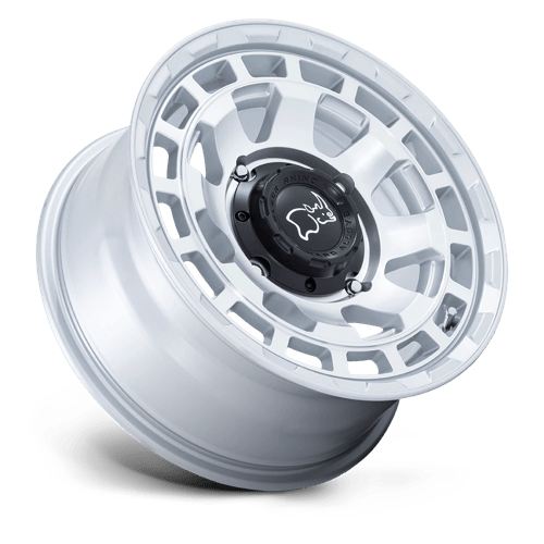 Black Rhino CHAMBER UTV Hyper Silver W/ Machined Face 15x7 +10 4x156mm 115.1mm - Wheelwiz