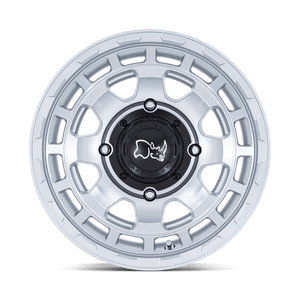 Black Rhino CHAMBER UTV Hyper Silver W/ Machined Face 15x7 +10 4x156mm 115.1mm - Wheelwiz