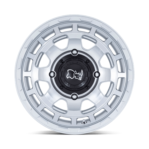 Black Rhino CHAMBER UTV Hyper Silver W/ Machined Face 14x7 +10 4x156mm 115.1mm - Wheelwiz