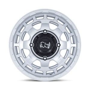 Black Rhino CHAMBER UTV Hyper Silver W/ Machined Face 14x7 +10 4x156mm 115.1mm - Wheelwiz