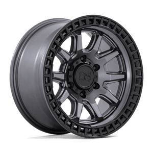 Black Rhino CALICO Matte Gunmetal W/ M-black Lip 20x9 0 5x127mm 71.5mm - Wheelwiz