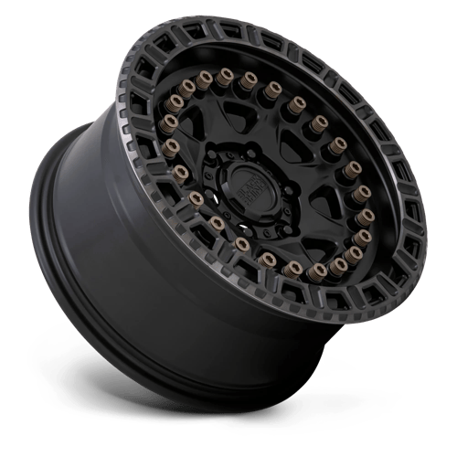 Black Rhino CARBINE Matte Black W/ Mach Tint Ring 20x9 0 6x139.7mm 112.1mm - Wheelwiz