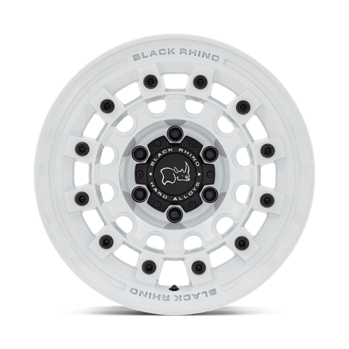 Black Rhino FUJI Gloss White 17x9 -12 6x139.7mm 106.1mm - Wheelwiz