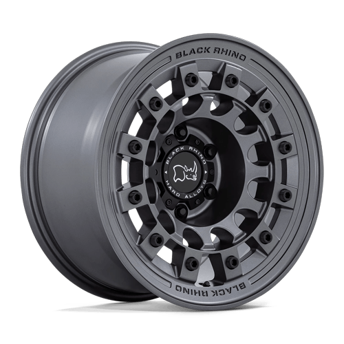 Black Rhino FUJI Matte Gunmetal 17x9 -12 5x127mm 71.5mm - Wheelwiz