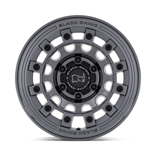 Black Rhino FUJI Matte Gunmetal 17x9 -12 5x127mm 71.5mm - Wheelwiz