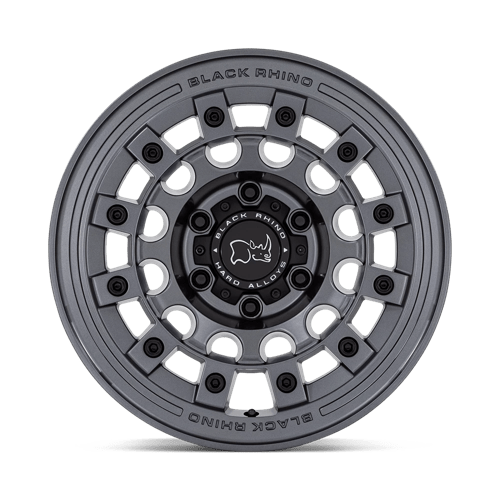 Black Rhino FUJI Matte Gunmetal 17x9 -12 5x127mm 71.5mm - Wheelwiz
