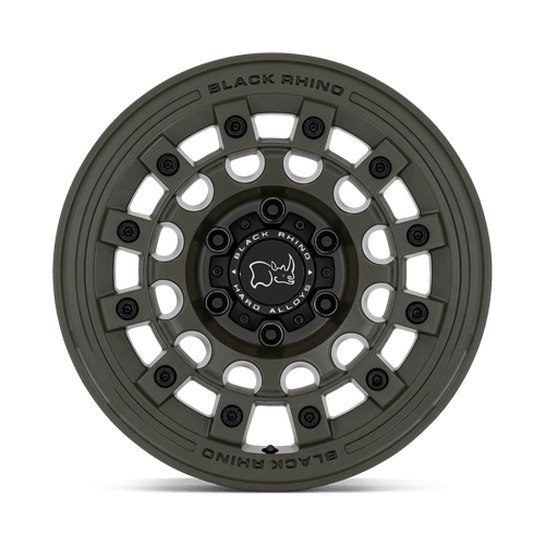 Black Rhino FUJI Olive Drab Green 17x9 -12 5x127mm 71.5mm - Wheelwiz