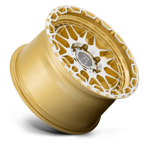 Black Rhino HOLCOMB Gloss Gold W/ Mirror Cut Face 18x9.5 +12 6x135mm 87.1mm - Wheelwiz